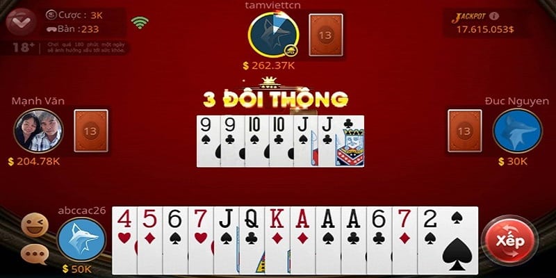 Những điểm thú vị của game đánh bài tiến lên online
