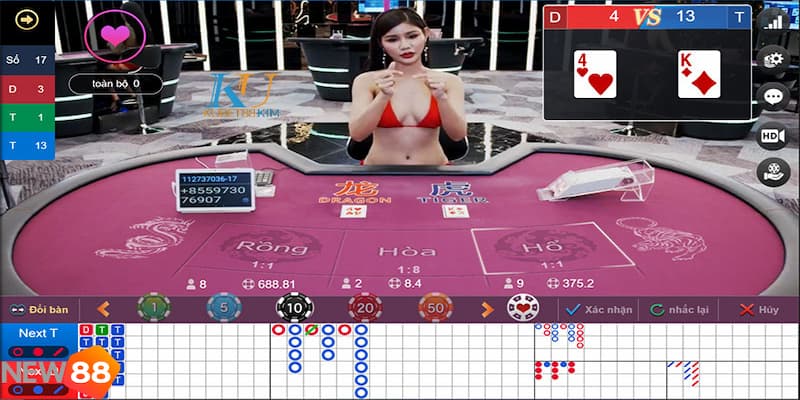 rồng hổ online Luật chơi rồng hổ online tại nhà cái New88