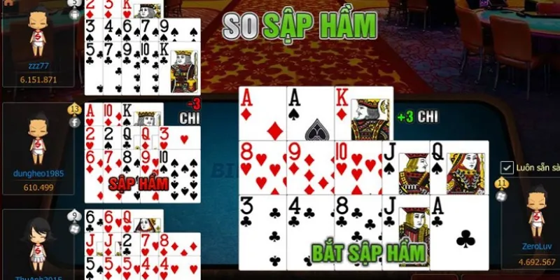 Cách tính chi Mậu Binh nhanh chóng trong quá trình chơi