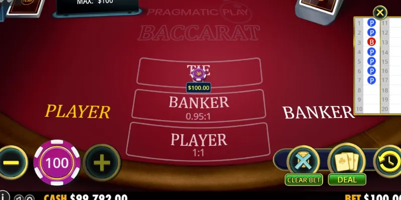 Bao quat về luật chơi Baccarat