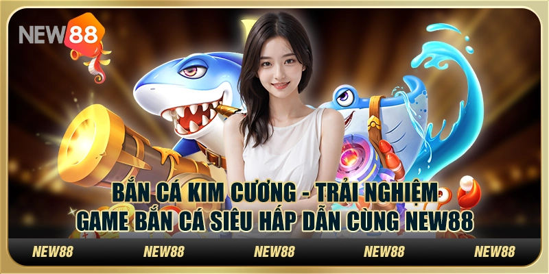 Bắn cá kim cương - Trải nghiệm game bắn cá siêu hấp dẫn cùng New88