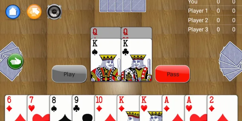 Trong bài Tiến Lên, lá heo đỏ có giá trị ra sao?