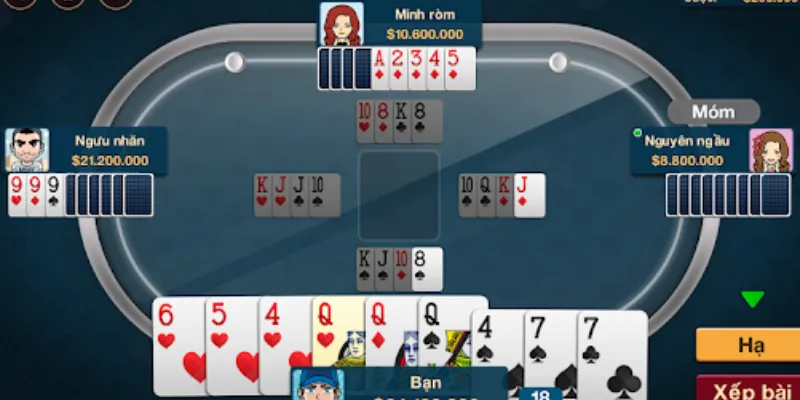 Hướng dẫn chi tiết cách chơi Phỏm online cho người mới