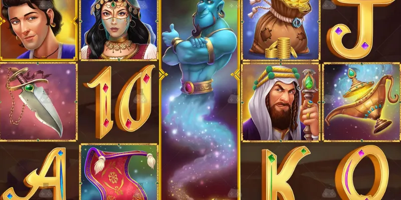 Tỷ lệ thưởng của các biểu tượng trong Aladdin Wishes 