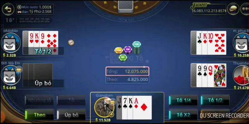 Những chiến thuật chơi Xì Tố 7 cây để gia tăng tỷ lệ thắng