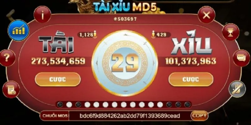 Tìm hiểu về thuật toán MD5 và ảnh hưởng đến xác suất thắng Tài Xỉu