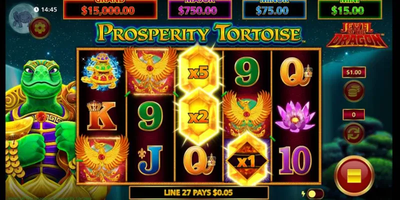 Tỷ lệ thưởng cho các biểu tượng trong trò chơi nổ hũ cá chép hóa rồng