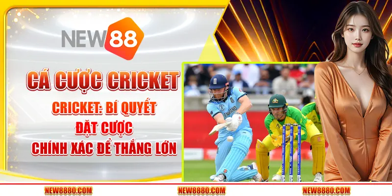 Cá cược Cricket: Bí quyết đặt cược chính xác để thắng lớn