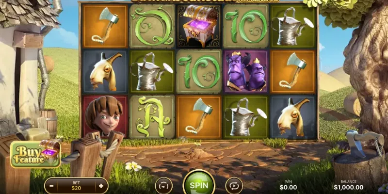 Quy tắc và cách chơi slot Jack và Cây Đậu Thần tại New88