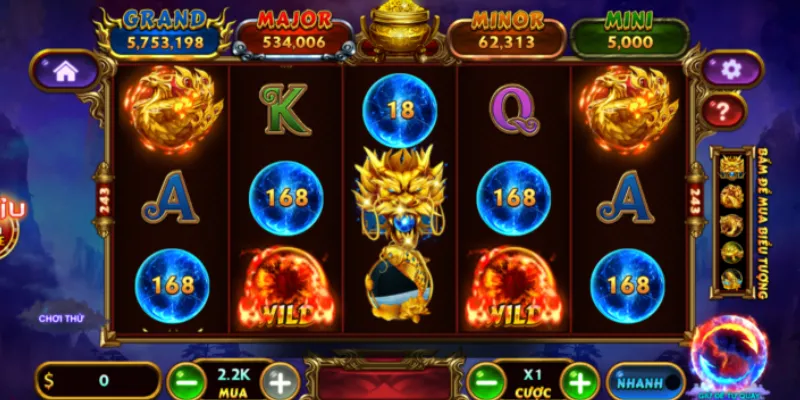 Hệ số thưởng các biểu tượng trong nổ hũ Kho Báu Thần Kỳ