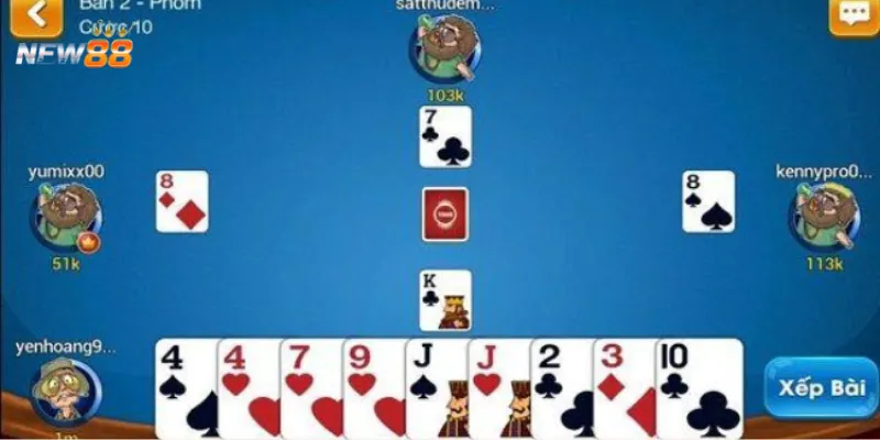 Bí quyết giữ bài và đánh rác hiệu quả trong Phỏm