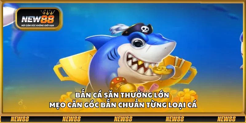 Bắn cá săn thưởng lớn – Mẹo căn góc bắn chuẩn từng loại cá