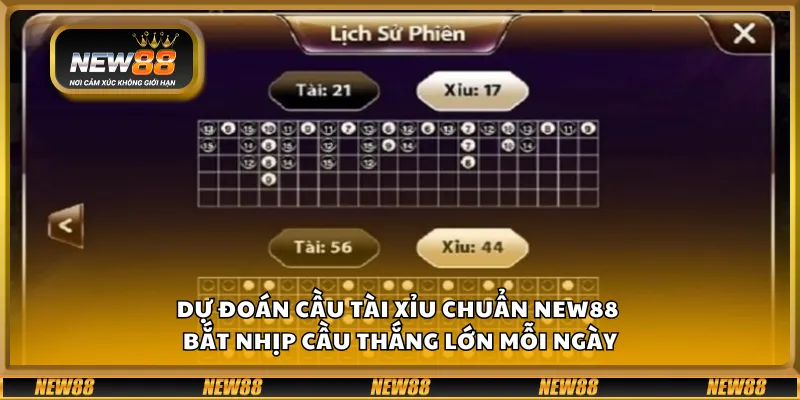 Dự đoán cầu Tài Xỉu chuẩn New88 – Bắt nhịp cầu thắng lớn mỗi ngày